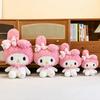 60 см Кавайная Плюшевая Игрушка Мелоди Милый Розовый Мультяшный Набивной Кукла Sanrio для Девочек Большой Мягкий Плюшевый Мишка Подарок на День Рождения Рождество для Детей