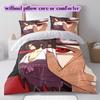 Naruto anime Soft and Comfortable Duvet Cover, Children's Bedding Set Gift, Extra Large Size, Various Sizes Available