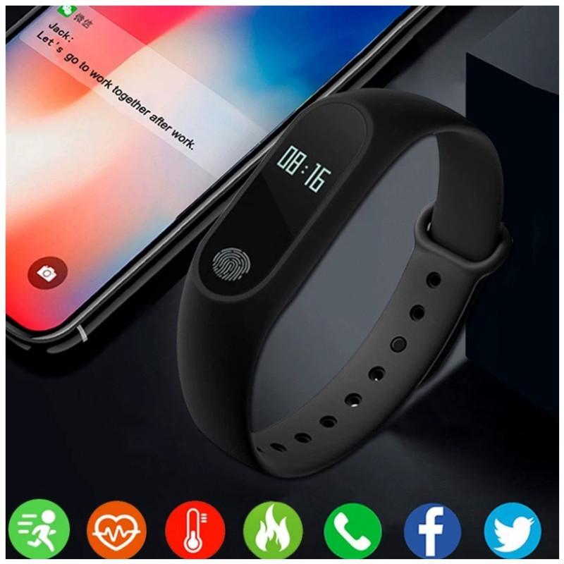 Умные Bluetooth-часы-фитнес-трекер с шагомером и будильником для мужчин и женщин