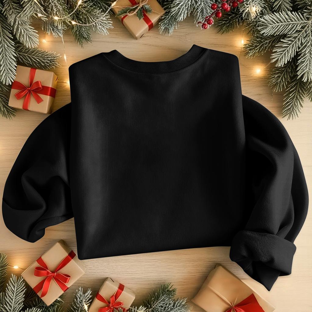 Christmas T-Shirts And Sweatshirts, Women'S Sweatshirts, Long-Sleeved Pullover Sweatshirts, Women'S Long-Sleeved Tops