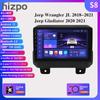 2din Android Autoradio for JEEP Wrangler JL 2018 2019 2020 2021 Gladiator Car Radio Multimedia Video Player GPS Navi Carplay 4G RDS