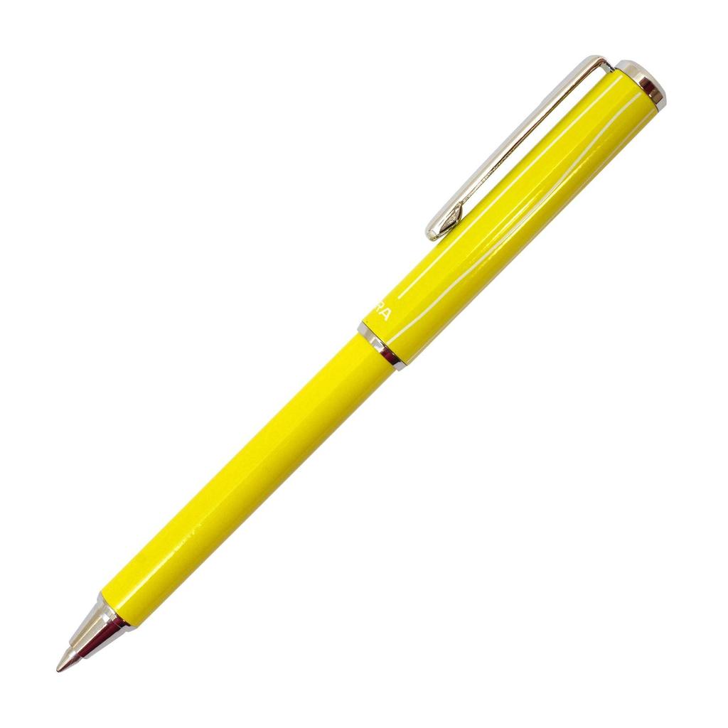 ZEBRA Limited Edition Ballpoint Pen Slide-Style Oil-Based SL-F1mini (0.7mm) [Neon Yellow] BA56-PC