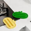 Силиконовая подставка под крышку кастрюли Apple, кухонная разделочная доска, подставка для хранения, нескользящая термоизоляционная подставка для столешницы, сливная подставка