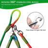 Durable Hands Free Dog Leash Nylon Reflective Pet Dog Chain Traction Rope Leads for Running Training for Small Medium Large Dogs