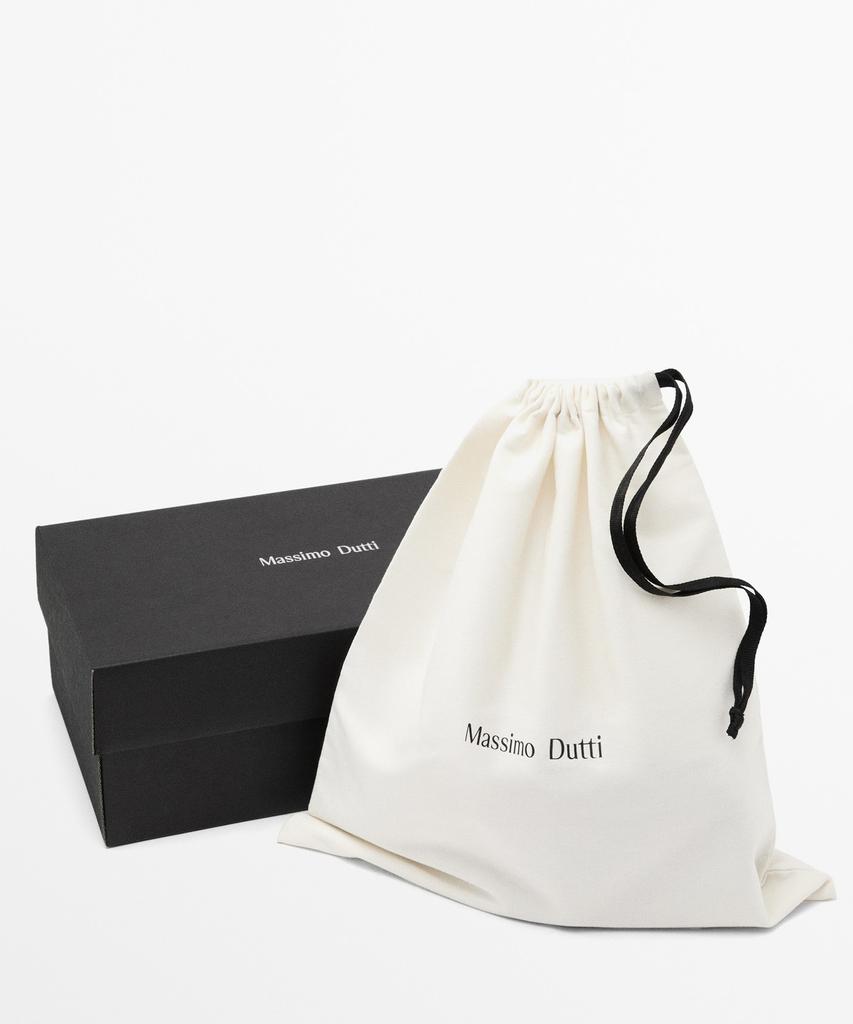 Кожаные мокасины Massimo Dutti