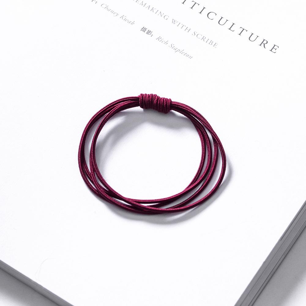 5Pcs/Lot Four In One High Elastic Hair Band Ponytail Holder Scrunchie Rubber Bands Headbands Girls Hair Accessories Gum for Hair