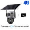 4G Солнечная IP-камера 6K 12MP Три экрана 10-кратный зум Уличная видеонаблюдение Автоматическое отслеживание Встроенная батарея Водонепроницаемая охранная камера