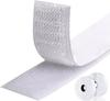 20-50mm White 1/3/5/10Meter Strong Self Adhesive Hook and Loop Magic Fastener Tape Double Sided Strap with Glue Sticker Velcroes