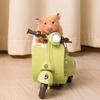 Doll Scooter Toy with Light And Music Cute Mini Motorcycle for La Bubu Accessories Interactive Desktop Decor for Doll Collectors