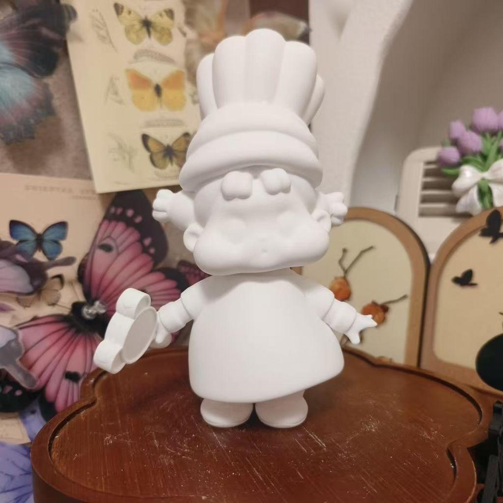 Ароматерапевтическая кукла для бадминтона Qoqo: 15 см Индивидуальная кукла для раскрашивания граффити DIY