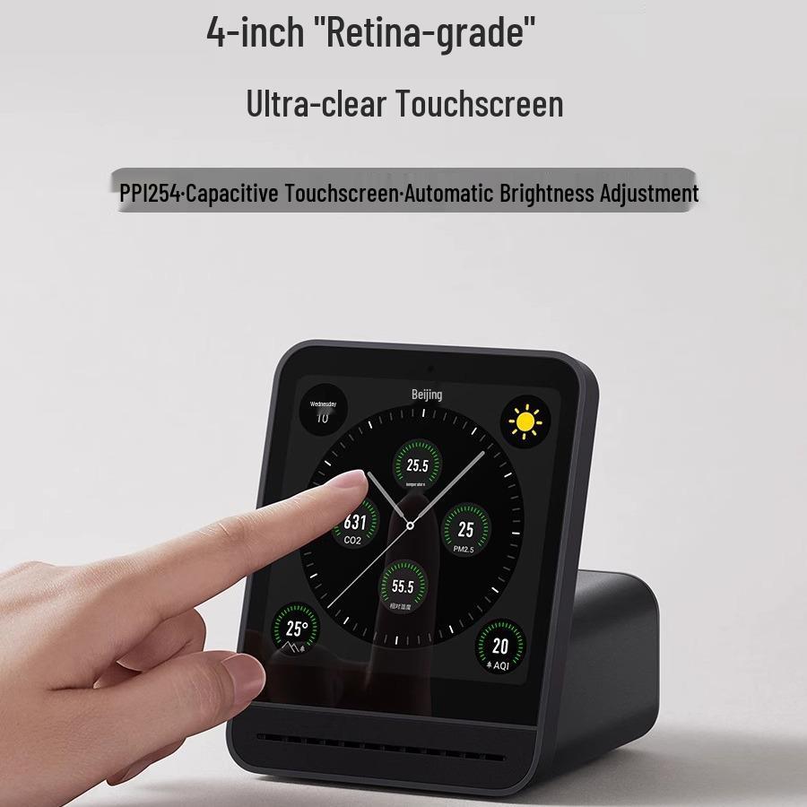 Монитор качества воздуха Qingping: PM2.5, PM10, Шум, Смог, Датчик CO2