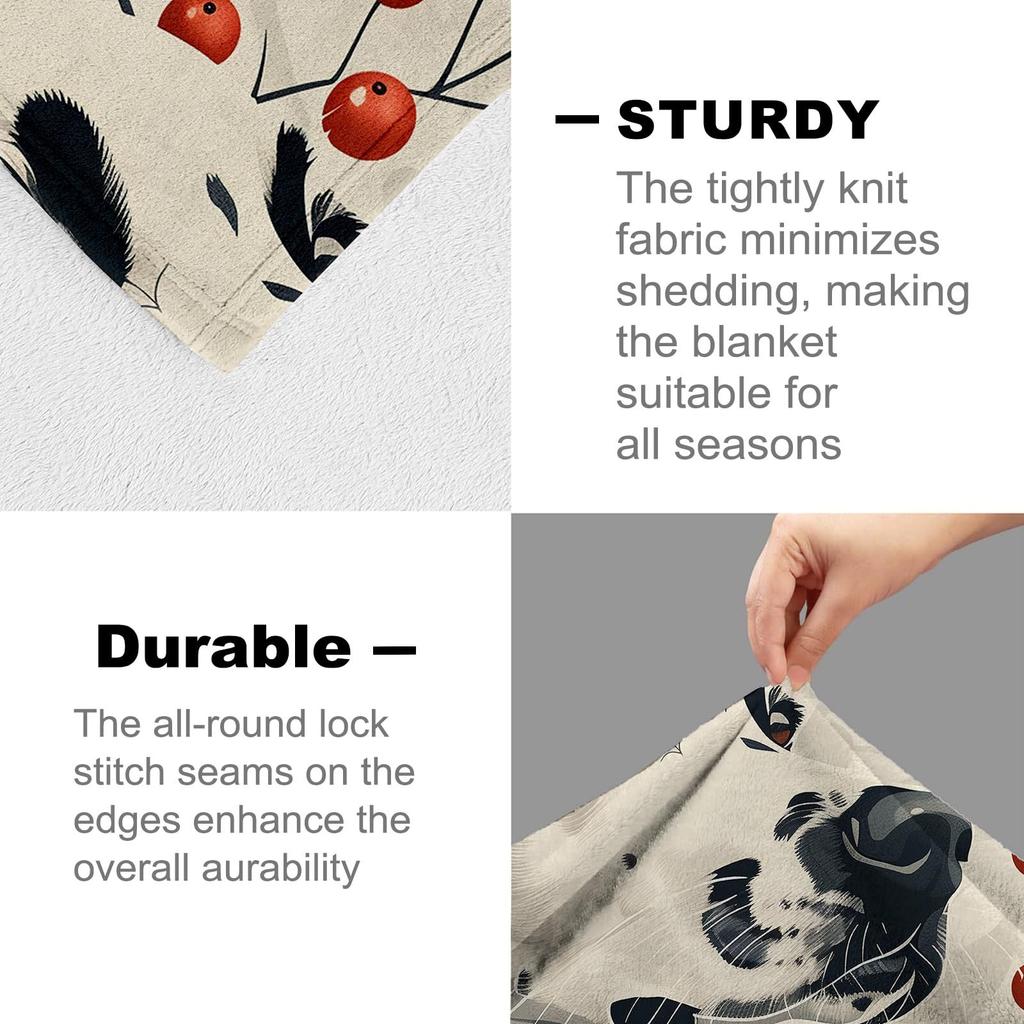 Spot Dog Series digital-printed polyester Bedroom velvet flannel soft sofa cover blanket Fleece soft cover blankets for beds
