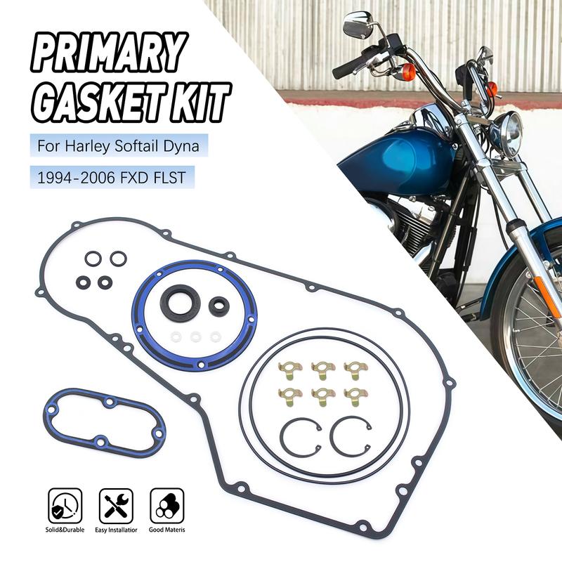 Motorcycle Primary Clutch Gasket Cover Seal Kits For Harley Dyna Softail Night Train Fat Boy Heritage Softail Springer 1994-2006