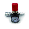1pc 180PSI 12 Bar Pressure Regulator Switch Control Valve with Gauges 1/4" For Air Compressor