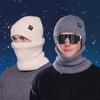 Neck Warmer Knitted Hat Gloves Scarf Warm Cap Solid Beanie Casual Winter Glove Cap Set  Outdoor
