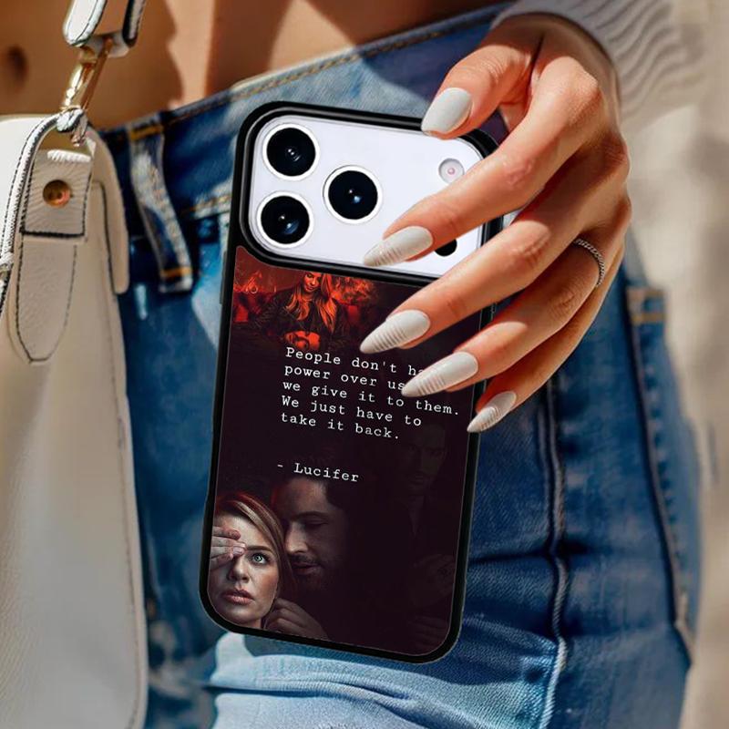 American TV Lucifer Phone Case For iPhone 17 Air 14 15 13 12 Max Cover For Apple 14 15 16 16e 11 Pro Max Plus Coque