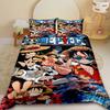 3pcs Anime One Piece Duvet Cover Luffy Cartoon Bedding Set Quilt Cover Twin King Size for Bedroom Decor Children Gifts