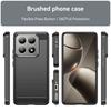 Для Xiaomi Mi 14T Pro Чехол Чехол Xiaomi 14T Capas Carbon Fibre Phone Bumper Back Противоударный TPU Soft Fundas Xiaomi Mi 14T Pro