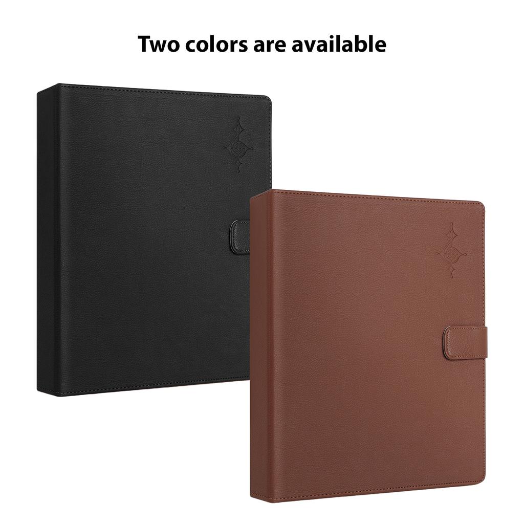 Music Folder 30 Loose Sheets Choral Music Folders with Hand Strap PU Leather for Stage Performance