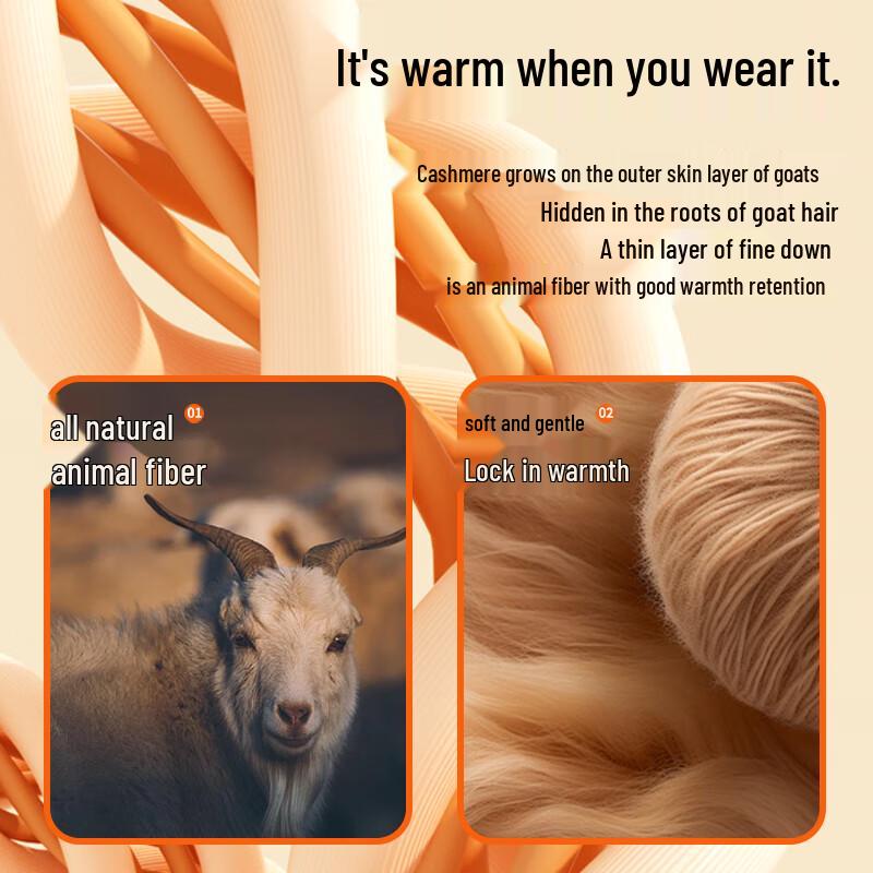 Hengyuanxiang Men's Pure Cashmere Business Pullover Sweater