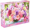 In 600 Piece Jigsaw Puzzle Blooming Rose X [Made Japan] Heart-warming (38 53cm)