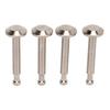 4Pcs Shock Absorber Pin Steel Tight Fit Shock Absorber Pin Kit for ARRMA 17 18 RC Car Silver