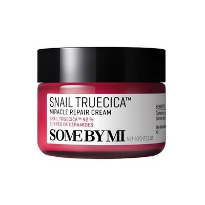 Крем с муцином улитки Truecica Miracle Repair для успокоения кожи и восстановления кожного барьера 60 г