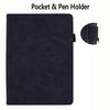 Tablet Case For Samsung Galaxy Tab S10 FE / Tab S9 FE / Tab S10 Lite Card Slots Leather Cover Flower Pattern