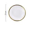 Creative Gold Plated Tableware Glass Plate Steak Plate Salad Plate Dessert Plate Kitchenware
