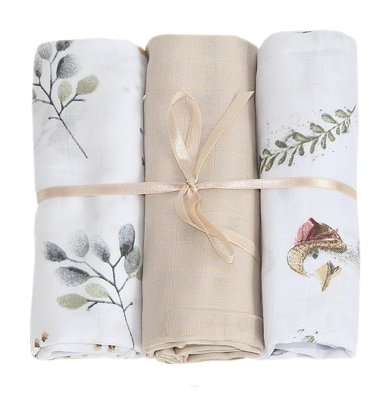 Muslin diapers 3 pieces (set P)