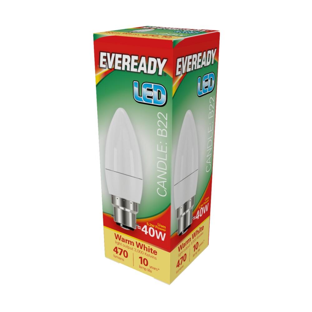 Eveready Светодиодная лампа-свеча B22