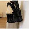 Winter Plush Niche Bags, Premium Versatile Women's Bags, Fashion Trends, Large-capacity Portable Wool Bags