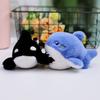 Cute Marine Animals Seal Shark Whale Plush Toy Keychain Bag Pendant Kids Gifts