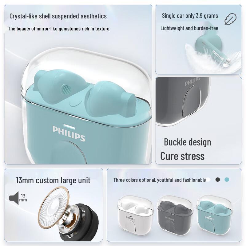 Philips TAT1158 True Wireless Bluetooth Earbuds