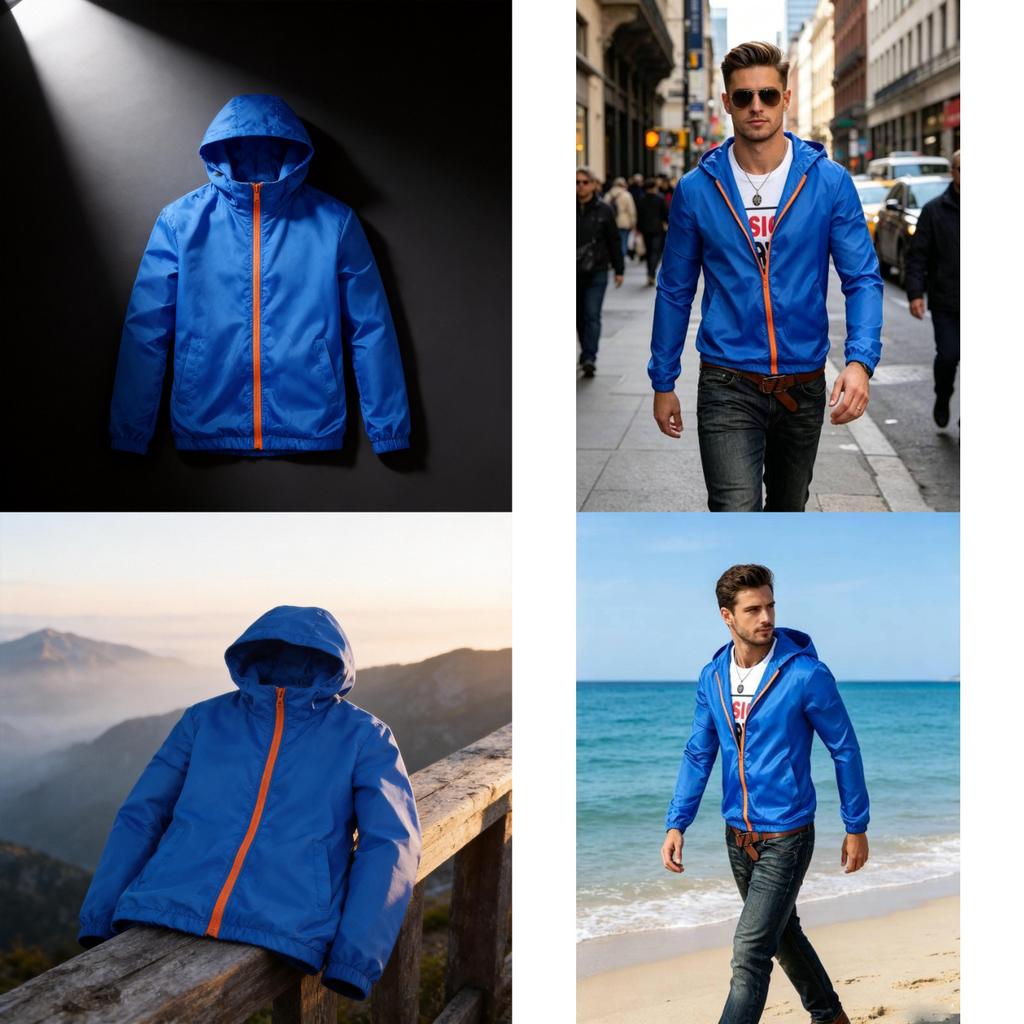 Mens Lightweight Breathable Sun Protection Jacket With Hood For Summer Outdoor Activities
