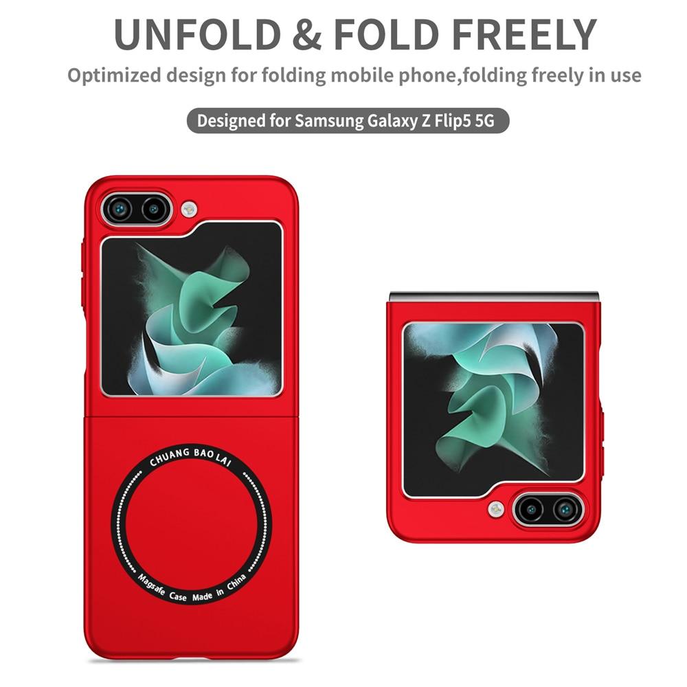KEYSION Магнитный чехол для Magsafe для Samsung Galaxy Z Flip 5 5G 4 3 PC противоударная задняя крышка телефона для Galaxy Z Flip 5 4 3 5G