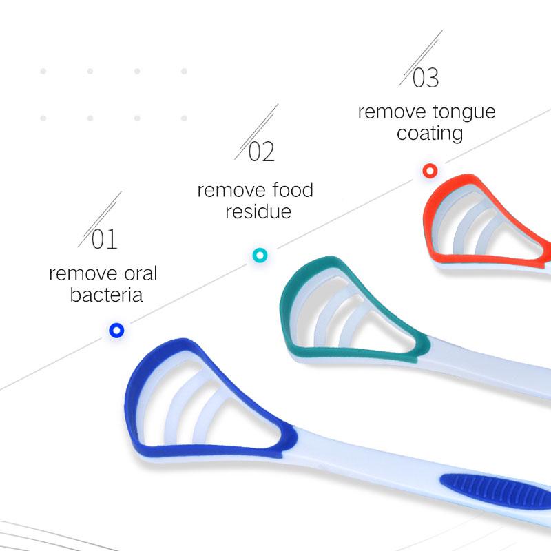 Новый скребок для языка, щетка для чистки полости рта, зубная щетка для чистки языка, свежее дыхание, удаляет покрытие