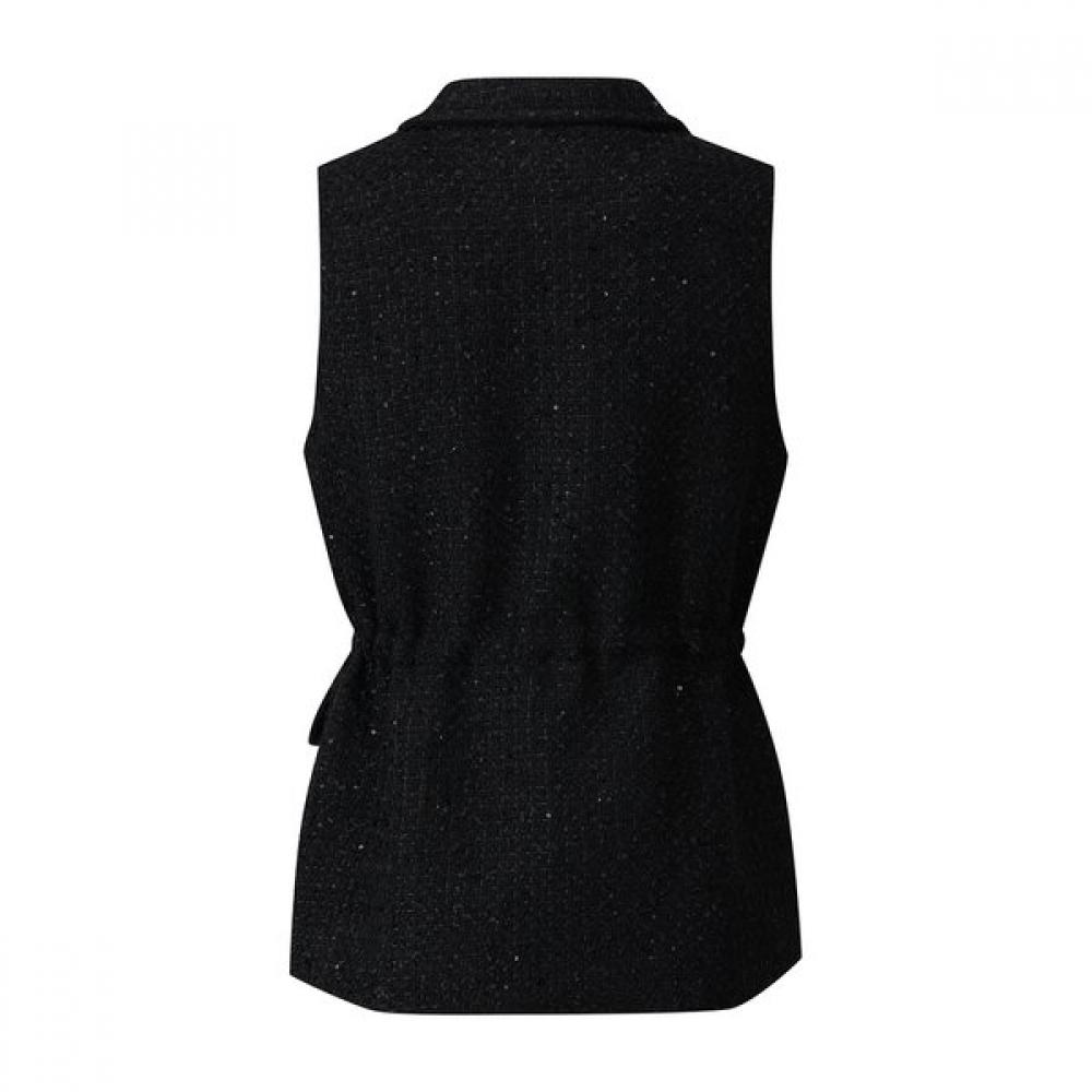 Ggpx New York Waist String Tweed Vest  Gq4vt007f 