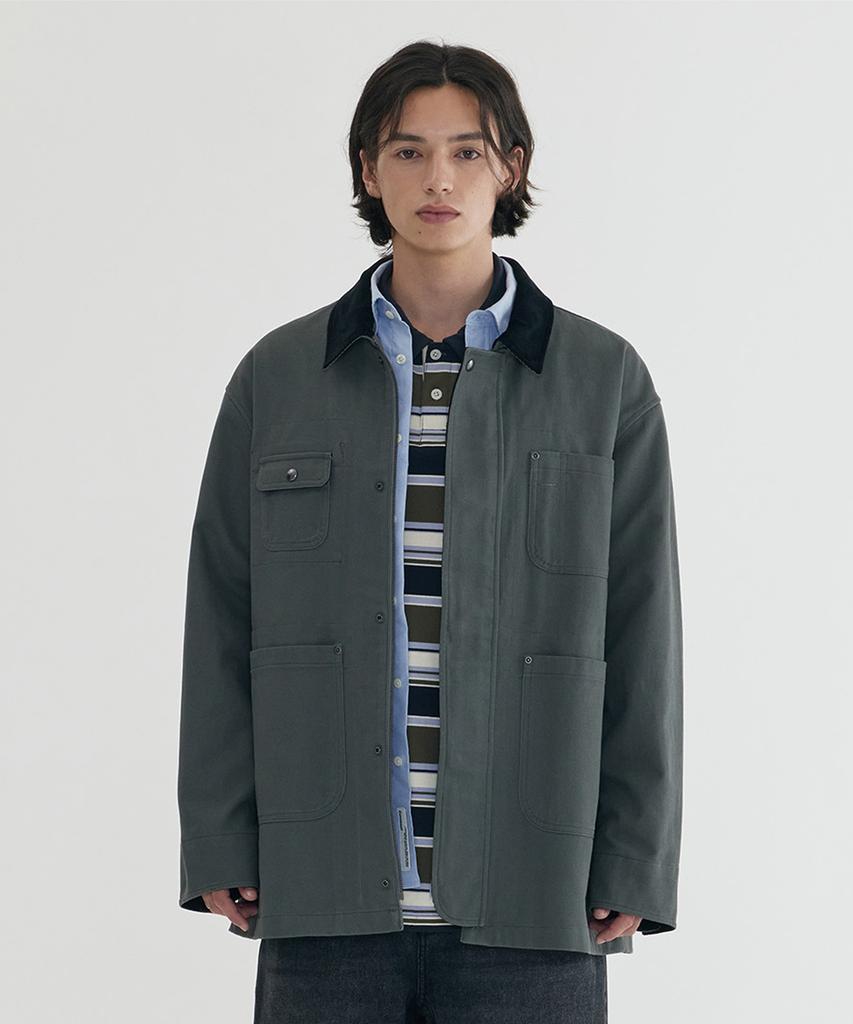 Covernat 4Pkt Work Jacket Dark Gray