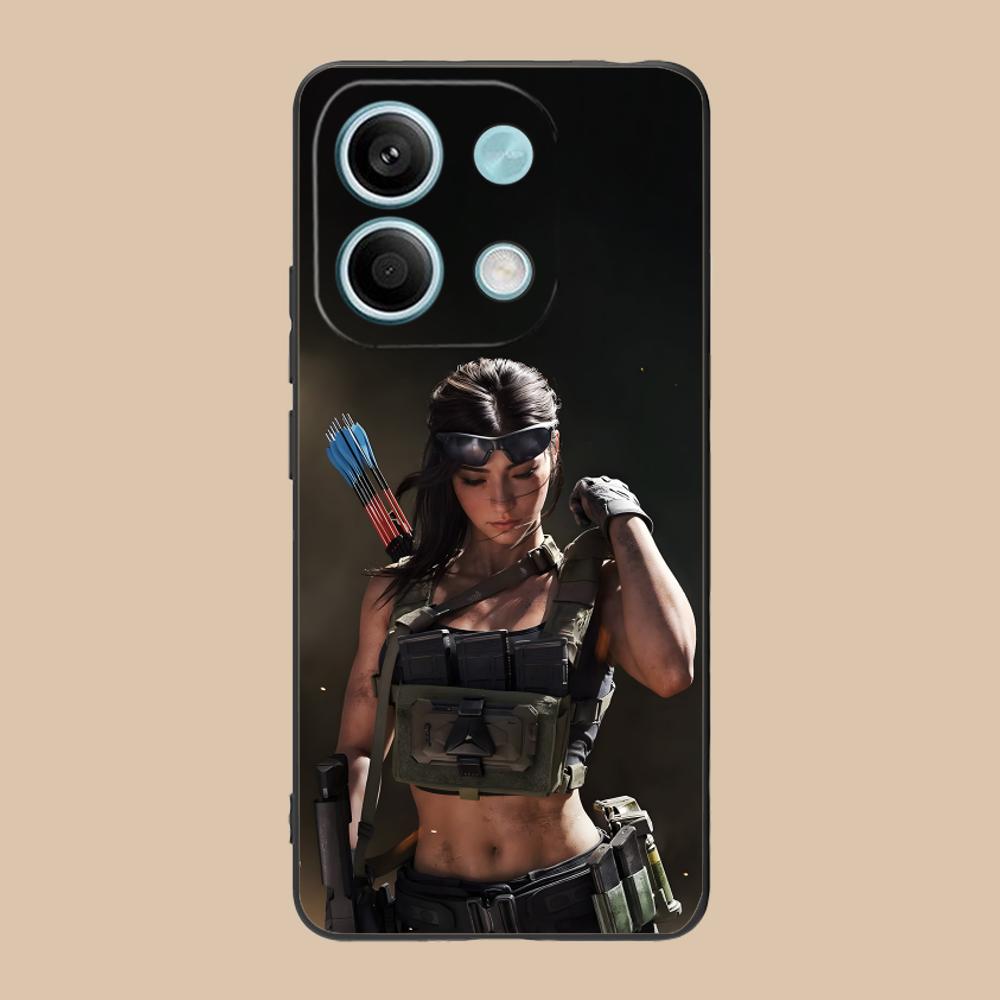 Игровой чехол Delta Force из матового ТПУ для мобильного телефона POCO F8 F7 F6 F5 F4 F3 F2 Pro GT C75 C71 C65 C61 C40 Pro Ultra, разноцветная крышка