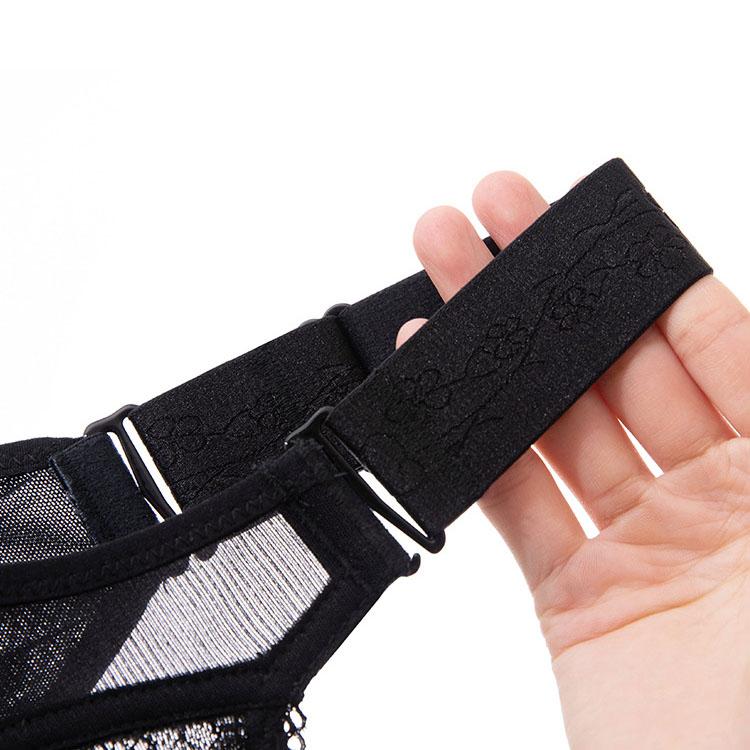 Large Size Bra Women's Tube Top Adjustable Underwear E Cup Bralette Lace Sexy Bra Push Up Sensual Lingerie Invisible Bra