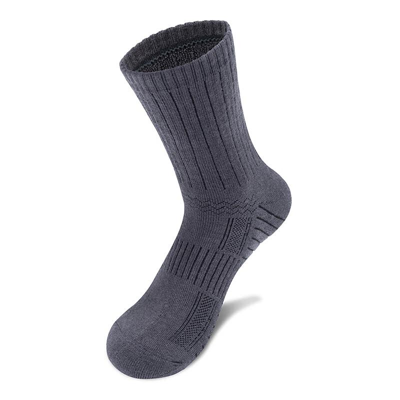 TFO Merino Wool Socks, Outdoor Sports Socks, Breathable And Sweat-Absorbing Hiking Socks 2202462, Men's Dark Gray