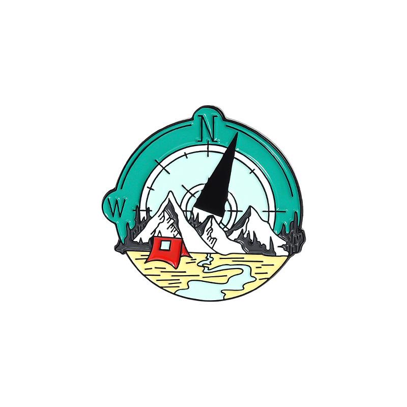 Набор из 15 мультяшных брошей из сплава для курток, шляп, рюкзаков