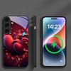 Великолепная Огненная Роза Подходит для Samsung Galaxy S26 Ultra S20 FE S21 S22+ S23 Plus S24 S25 Edge Магнетизм Стекло Чехол для Телефона