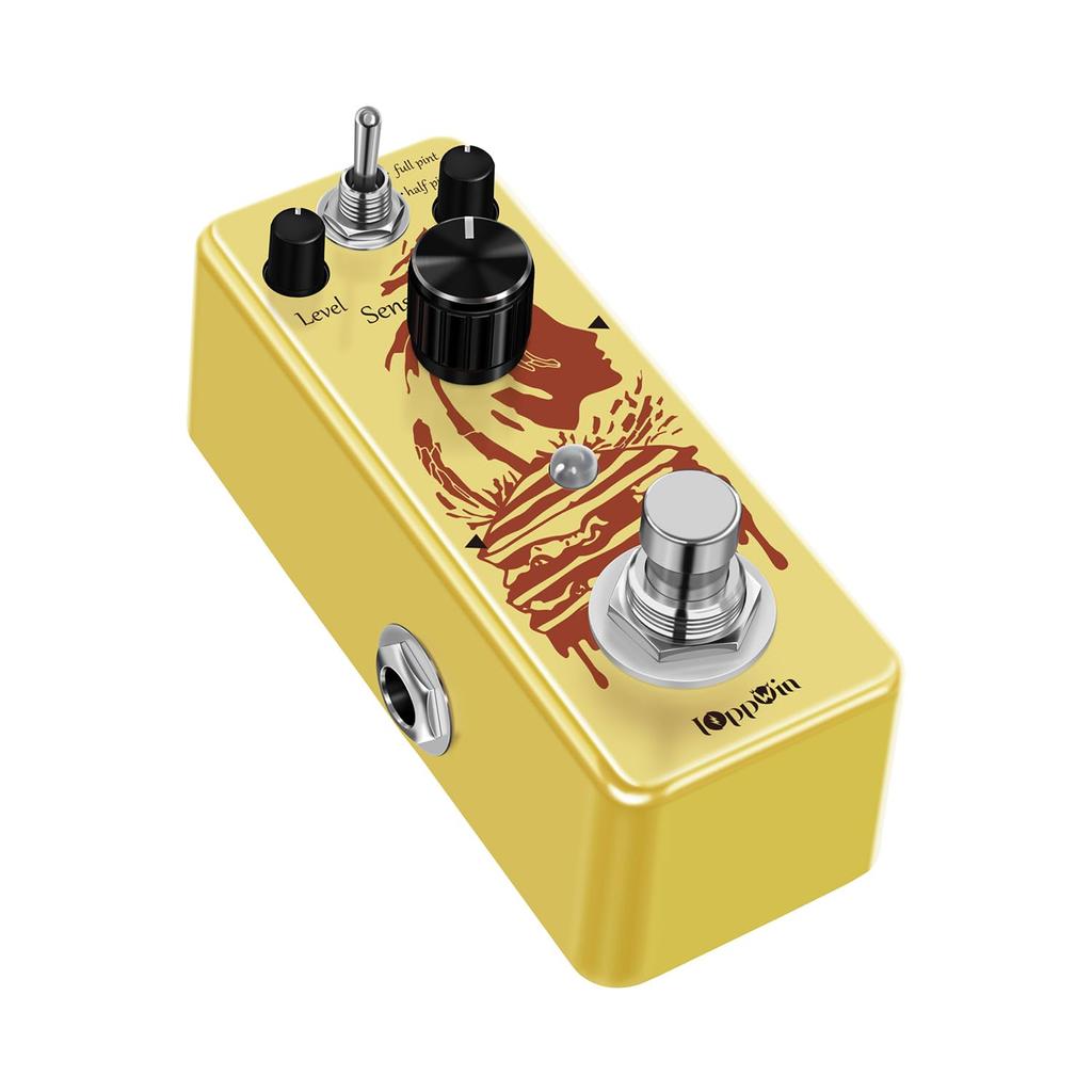 IOppWin COMP Optical Compressor Pedal Classic Smooth Dynamics Metal True Bypass for - Control, Transient, Enclosure, Guitar/Bass