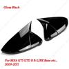 Для VW Golf MK6 MK7 7,5 GTI R GTD Base 2009-2 шт. боковые крышки зеркала заднего вида, колпачки для инструментов, чехол для зеркал, глянцевый черный тюнинг, новинка