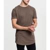 T-shirt long ajusté - Urban Classics - Vert - Manches longues - 100% coton - Pour homme