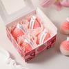 4pcs Strawberry-Shaped Miniature Scented Candles Realistic Fruit-Scented Aromatherapy Candles Perfect as a Trendy Photo Prop