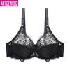 Artdewred Ladies Black Mesh Lace Bralette Bras For Women Sexy Lingerie Big Size Plunge Bra Unlined