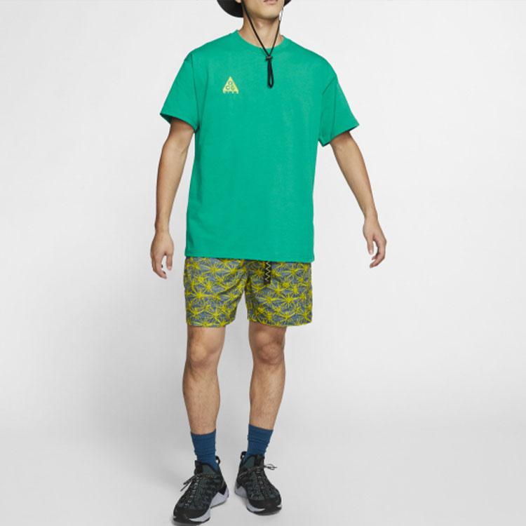 Nike ACG Small Logo Casual Short Sleeve T-Shirt Men Tops Poseidon-Green BQ7343-370